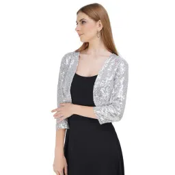 aol Embellished Crop Shrug image 2