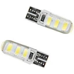 AOW 6 SMD (White) Gel LED Parking Bulb Pilot Light/License Plate car Lights For Chevrolet Aveo (Pair/12V)-picture-26