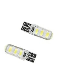 AOW 6 SMD (White) Gel LED Parking Bulb Pilot Light/License Plate car Lights For Tata Sumo Grande (Pair/12V)-picture-32