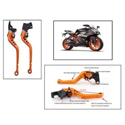 AOW Bajaj Series Clutch and Brake Levers - 6 Positions Adjustable levers for Bajaj Pulsar AS 150-picture-34