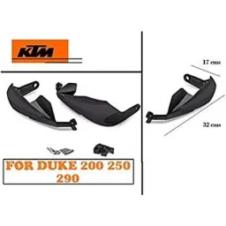AOW Bike Hand Guard Protector Universal for All KTM Models (Pack of 2) Black Colour B-112-picture-18