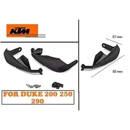 AOW Bike Hand Guard Protector Universal for All KTM Models (Pack of 2) Black Colour B-200-picture-37