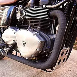 AOW Black Silencer Wrap Bike Exhaust Shield for All Royal Enfield Models (Length : 3 Mtrs) W-4-picture-31