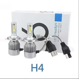 AOW C6 H-4 All in One Compact Design 36W/3800LM LED Headlight Conversion Kit Car High/Low Beam Bulb Driving Lamp 6500K (Pack of 2) White for Hero Splendor Plus-picture-36