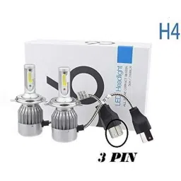 AOW C6 H4 LED Headlight Bulbs All in One Compact Design 36W/3800LM LED Headlight Conversion Kit -Pack of 2 for Extremely Bright White Light Universal for All Bikes T-23-picture-45