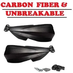 AOW Carbon Fibre Scratchproof Unbreakable Handle bar Handguard for KTM Duke All Models (Black) T-18-picture-41