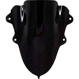 AOW Double Bolt Bubble Visor for Yamaha R15 V3 (Black) C-14-picture-39