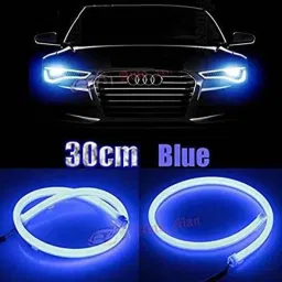 AOW Flexible 30cm Headlight Neon LED DRL Tube (BLUE) For Matiz (Pack Of 2)-picture-28