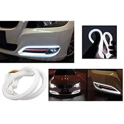 AOW Flexible 30cm Headlight Neon LED DRL Tube (White) for Maruti Suzuki Ertiga (Pack of 2)-picture-42