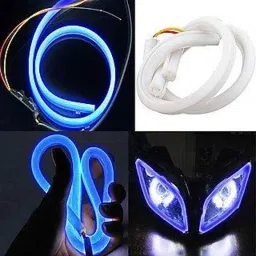 AOW Flexible 30cm Long Headlight Neon LED DRL Tube (BLUE) For Hero Maestro (Pack Of 1)-picture-18