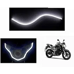 AOW Flexible 30cm Long Headlight Neon LED DRL Tube (WHITE) For Yamaha SZX (Single Pcs)-picture-12