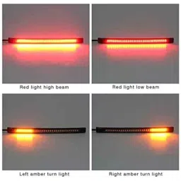 aow LED Bar for Bike Brake Tail Light &a; Left/Right Turn Signal Lamp for Hero Passion Pro (Pack of 2)-picture-32