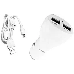 AOW LED Car USB Charger Dual Car Mobile Charge 3.0A with Cable for Honda Amaze-picture-38