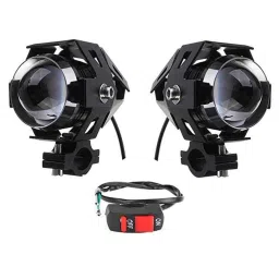 aow Meenu Arts 2 Pcs Fog Light Fog Light for TVS Star City with On Off Switch-picture-30