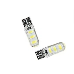 aow Meenu Arts 6 SMD (Blue) Gel LED Parking Bulb Pilot Light/License Plate car Lights Universal for All Cars (Pair/12V)-picture-10