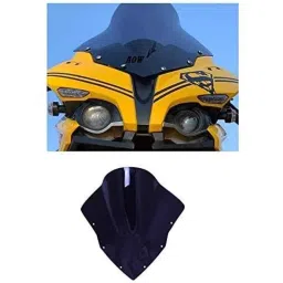 aow Meenu Arts Bike Visor Glass for Bajaj Pulsar 200RS (Black) B-46-picture-24