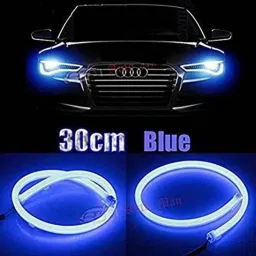 aow Meenu Arts Flexible 30cm Headlight Neon LED DRL Tube (Blue) for Etios Liva (Pack of 2)-picture-24