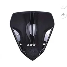 aow Meenu Arts Visor Glass (Black) for Yamaha MT 15-picture-15