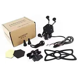 aow Meenu Arts X-Grip Fast Bike Mobile Charger &a; Phone Holder Verson 2 for Bullet Super Thunderbird-picture-21