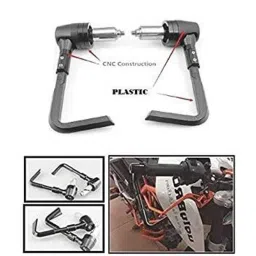 AOW Motorbike Lever Guards 7/8 inch Brake Clutch Lever Protector Hand Guard Black Universal for All Bikes Q-29-picture-28