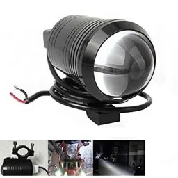 AOW U1 LED Motorycle Fog Light Bike Projector Auxillary Spot Beam Light (Black, 1 Pc) for TVS Victor-picture-10