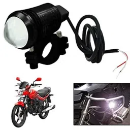 AOW U1 LED Motorycle Fog Light Bike Projector Auxillary Spot Beam Light (Black, 2 Pc) for KTM Duke RC 200-picture-12