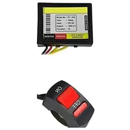 AOW Universal Bike Hazardious Flasher Relay with Switch for All LED/Bulb Indicators H-28-picture-29