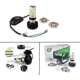 AOW Universal RTD M6 (Super Bright) Led Headlight with Fan for Honda Unicorn (12V / 35W)-picture-33