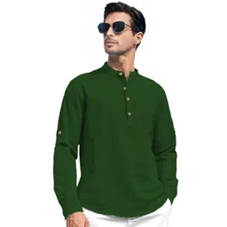 APEKTRA Men Mandarin collar Short Kurta-picture-38