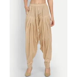 APELLA Women Beige Solid Loose-Fit Cotton Salwar-picture-29