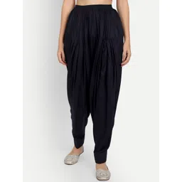 APELLA Women Navy Blue Solid Loose-Fit Salwar-picture-13