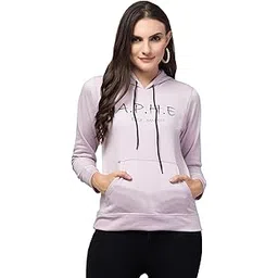 aphe fashion Woman's Full Sleeve Round Neck Fleece Sweatshirt (XL, Lavender)-picture-46