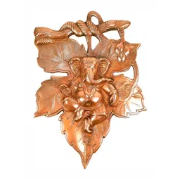 apka mart Copper Coloured Ganesh Ji Wall Hanging-picture-29