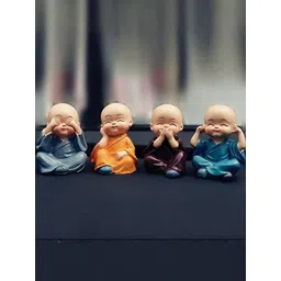 APNA KANHA Set Of 4 Baby Monk Showpieces-picture-26