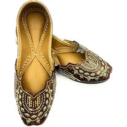 apni jutti Women Punjabi Jutti, Jutti for Women, Punjabi Jutti, Amrit Aura, Embroidered Handmade Jutti for Women with Soft Leather and Double Cushion-picture-47