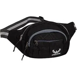 apole star Apolestar Waist Bag - Stylish Chest Sling Cross Body Bag for Passport Mobile, Sport & Travel Essentials for Men & Women (Black)-picture-28