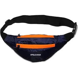 Apolestar Waist Bag, Stylish Chest Bag Sling Bag Cross Body Bag for Passport Mobile Belt Sport Bag for Men & Women and Adult, Bag for Travel & Hiking (NavyBlue)-image-3