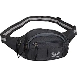 Apolestar Waist Bag - Stylish Chest Sling Cross Body Bag for Passport Mobile, Sport & Travel (Grey)-image-29