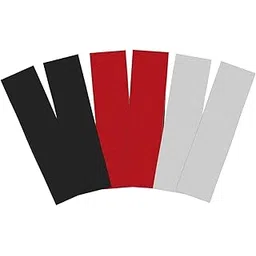 APPALON Unisex Elastic Sports Headbands - Athletic Headband, Thin Soft Cotton Stretchy Non-Slip Stylish Sweat Band Running Yoga, Free Size, Pack of 6 (Black, Red White, 2 Pc Each)-picture-29