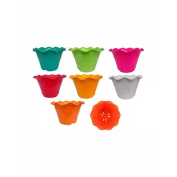 appeasy Red & Green 8-Pcs Blossom Pot Planters-picture-14