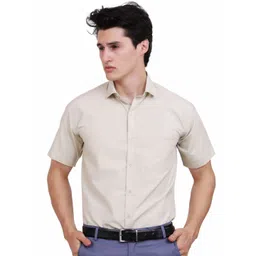 APPEL TOUCH Plus Size Classic Spread Collar Half Sleeves Formal Shirt-picture-17