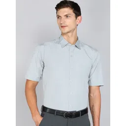 APPEL TOUCH Spread Collar Regular Fit Formal Shirt-picture-24
