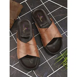 Appelon Men Casual Leather Comfort Sandals-picture-29