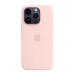 Apple Soft Silicone Back Cover for Apple iPhone 14 Pro (MagSafe Charging Support, Chalk Pink)-picture-22
