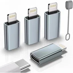 (Apple MFi Certified) (3 Pack USB-C Female to Lightning Cable Adapter, Type-C to 8 Pin Male PD Fast Charging Converter Cord Data Sync Connector for i-Phone 15 14 13 12 11 Air Pods iOS Devices-image-47