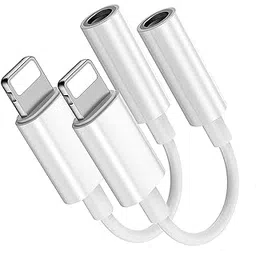 (Apple MFi Certified) Lightning to 3.5 mm Headphone Jack Adapter, 2 Pack Earphone Audio Jack Aux, iPhone Dongle Cable Compatible with iPhone 13/12/11 Pro/XR/XS Max/X/8/7 Support All iOS& Music Control-image-49