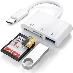 Apple MFi Certified SD Card Reader for iPhone, 3-in-1 USB-C to SD/TF Card Reader with USB Camera Adapter for iPhone 15/16 Series, iPad Air/Pro, MacBook Pro/Air M1 M2 M3 M4 and More-image-34