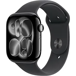 Apple Watch Series 11 GPS 46mm Jet Black Aluminium Case with Black Sport Band - S/M-picture-11