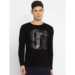 appulse Men Black Typography Printed T-shirt-image-49