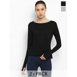 appulse Pack Of 2 Slim Fit Cotton T-shirt-picture-19